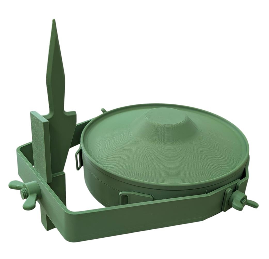 Противопехотная мина направленного действия «МОН-100», макет в разрезе
