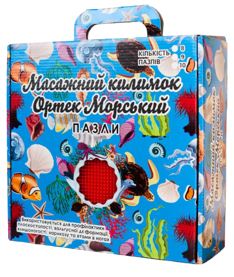 Коврик-пазл массажный 