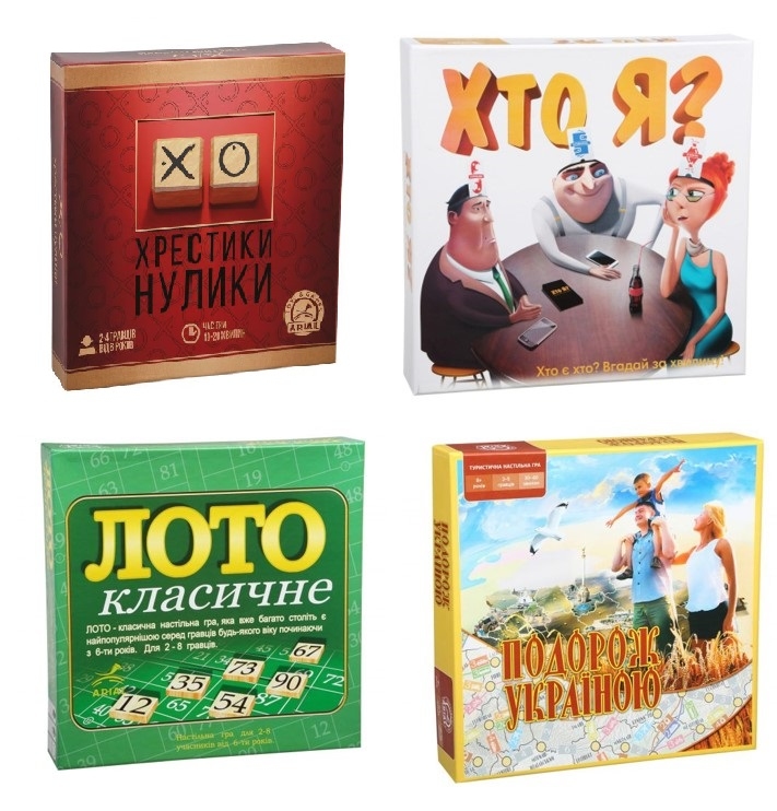 Набор настольных развивающих игр