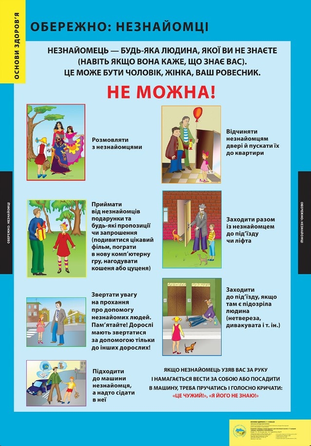 Демонстраційні таблиці. Основи здоров'я. 1-4 класи