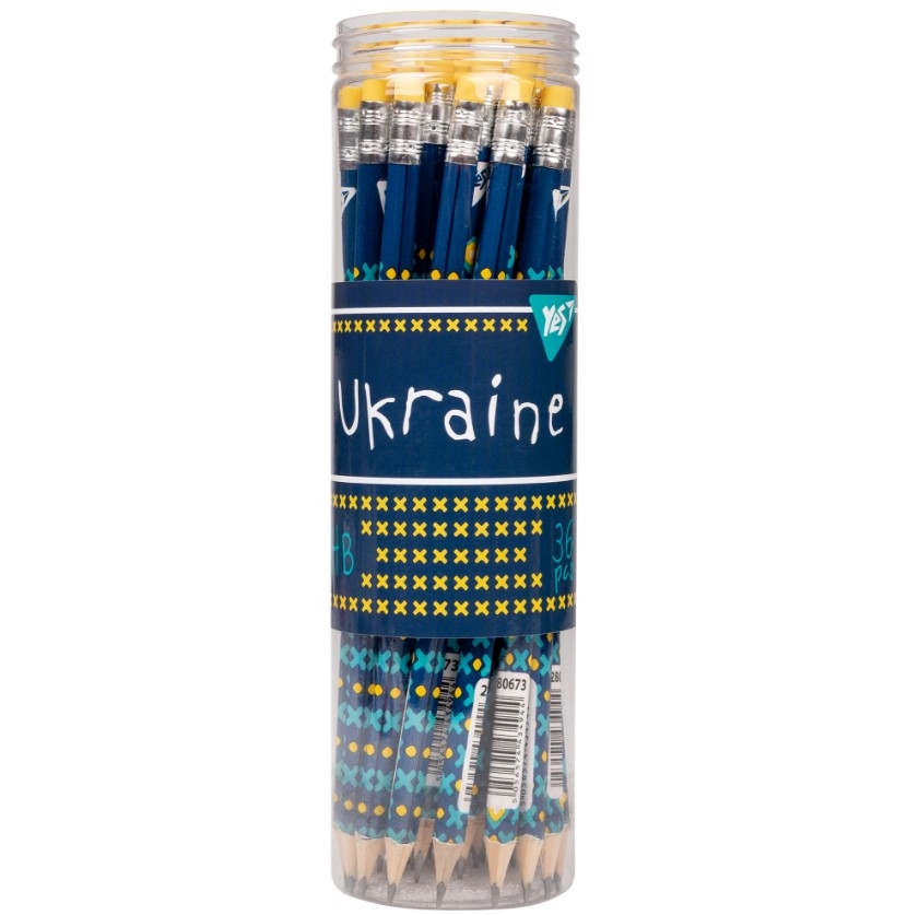 Олівці чорнографітні в тубі