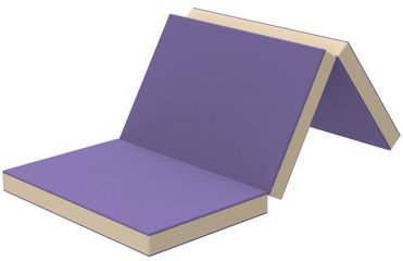  Мат гимнастический складной 2х1х0,1 м  (из 3-х частей)