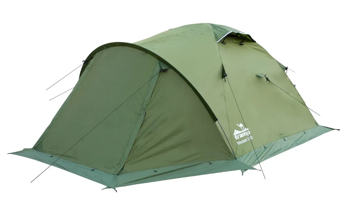 Трехместная палатка Tramp Mountain 3 (v2) green