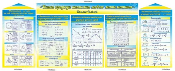 Комплект стендов для кабинета математики №5