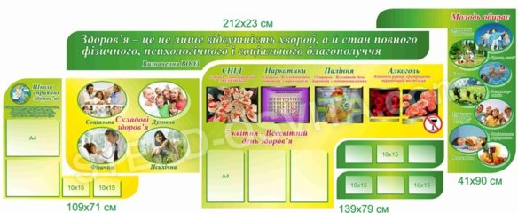 Комплект стендов «Школа содействия здоровью»