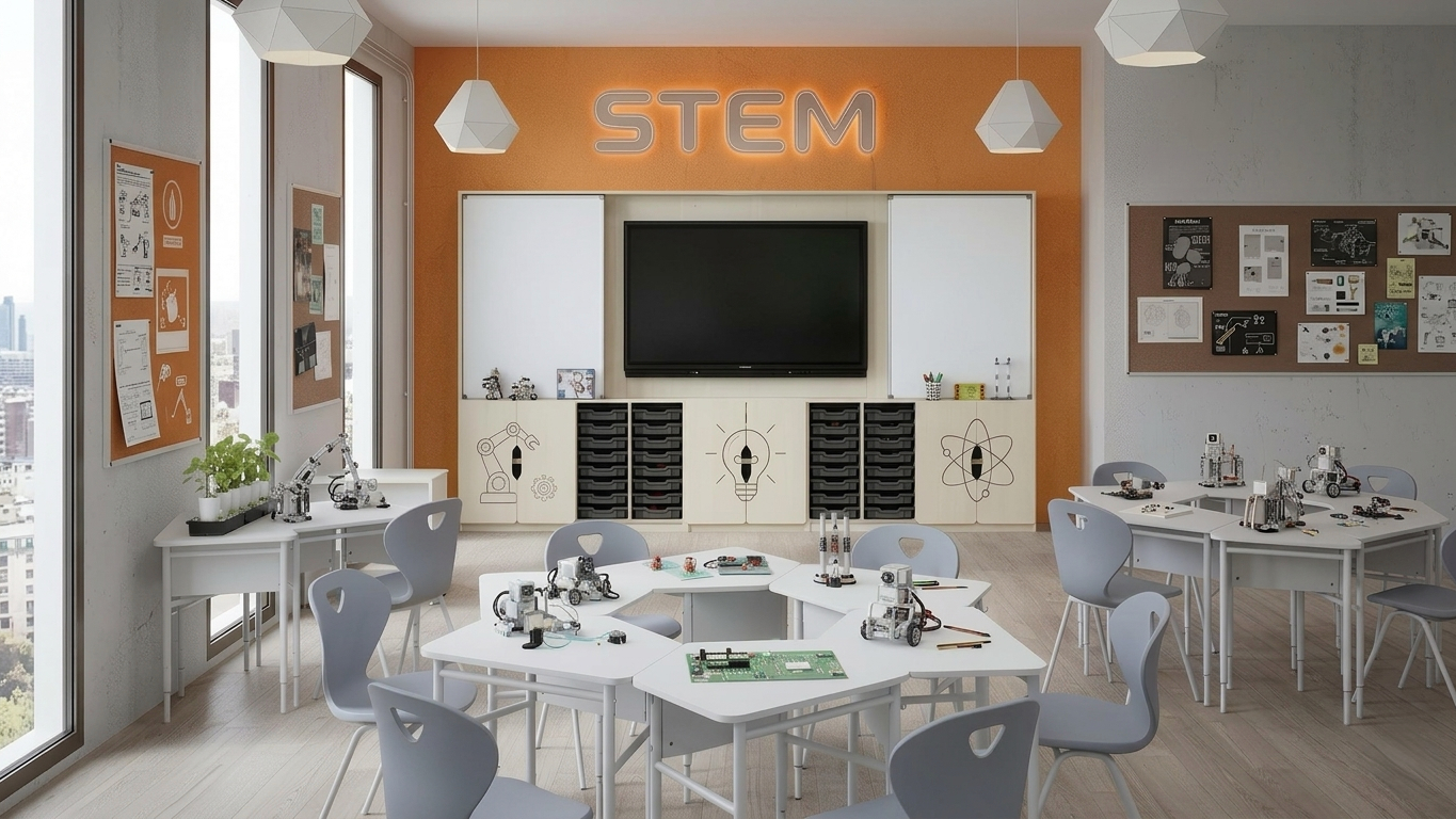 Меблі для STEM-лабораторій